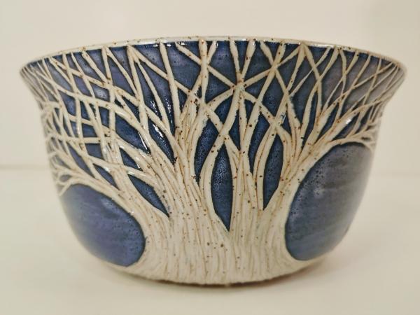 Large tree bowl Blue picture