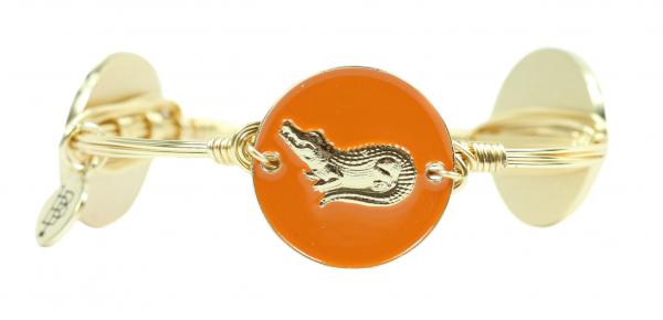 The Orange Gator Bangle Bracelet