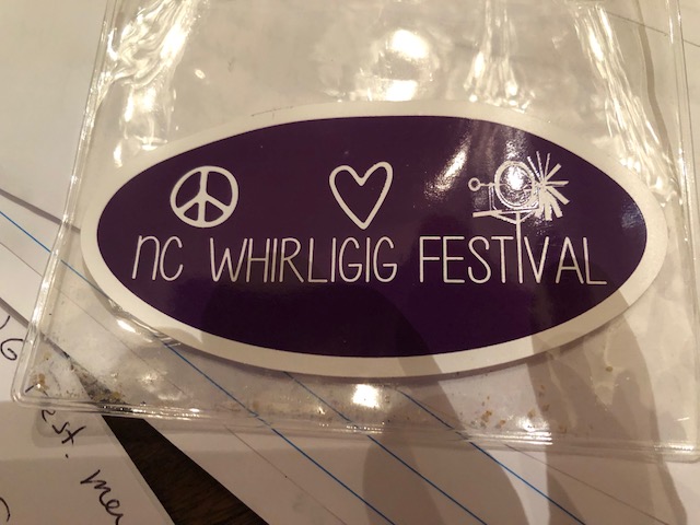 Whirligig Souvenir Sticker