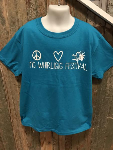 Kid Festival Teal  Short sleeve T-shirt picture