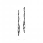 JOHN HARDY CLASSIC CHAIN SILVER SPEAR DROP EARRINGS