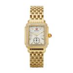 Michele Deco Mid Diamond Gold Complete Watch