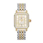 Michele Deco Madison Diamond Two-Tone, Diamond Dial Complete Watch