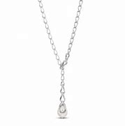 JOHN HARDY BAMBOO SILVER WHITE RHODIUM NECKLACE W/12-13MM FRESH WATER PEARL picture