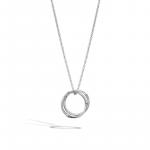 JOHN HARDY BAMBOO SILVER LARGE ROUND INTERLINKING PENDANT