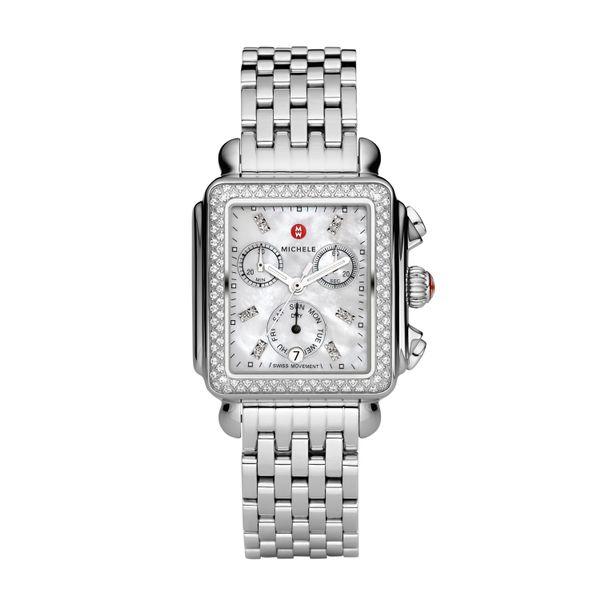 Michele Deco Diamond, Diamond Dial Complete Watch