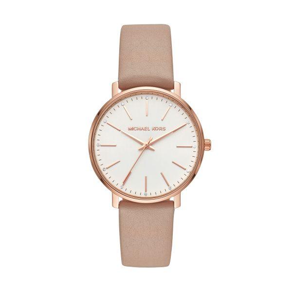 Michael Kors Pyper Watch with Tan Strap