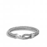 JOHN HARDY MEN'S CLASSIC CHAIN SILVER HOOK STATION BRACELET