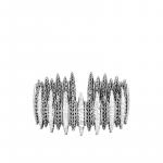 JOHN HARDY SS CLASSIC HAMMERED SPEARS FLEX CUFF BRACELET