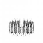 JOHN HARDY SS CLASSIC HAMMERED SPEARS FLEX CUFF BRACELET