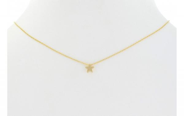 DANI DESIGNS NECKLACE W/ TINY SOLID MATTE STAR CHARM picture