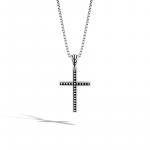 JOHN HARDY SS CROSS PENDANT ON 20 " BOX CHAIN