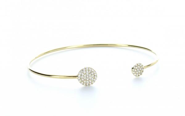 DANI DESIGNS PAVE BANGLE W/ CIRCLES picture