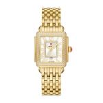 Michele Deco Madison Mid Gold Diamond Complete Watch