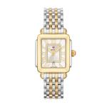 Michele Deco Madison Mid Two-Tone Diamond Dial Complete Watch