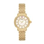 Michele Sidney Classic Gold Diamond Complete Watch
