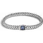 JOHN HARDY SILVER LAVA BRACELET WITH BLUE SAPPHIRE