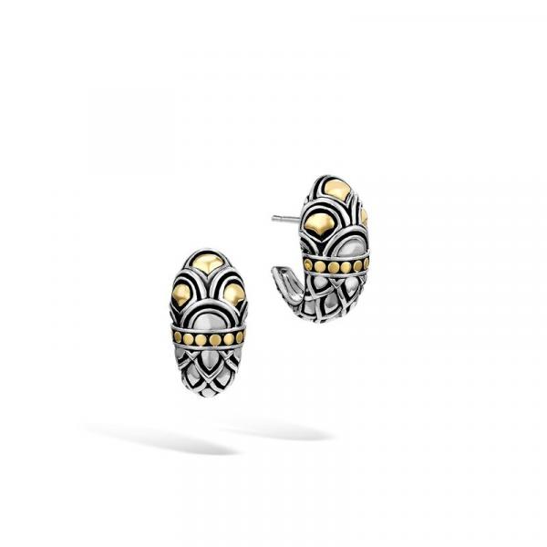 JOHN HARDY WOMEN LEGENDS NAGA GOLD & SILVER SHRIMP EARRINGS, BAGUETTE