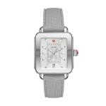 Michele Deco Sport Stainless-Steel And Light Grey Complete Watch