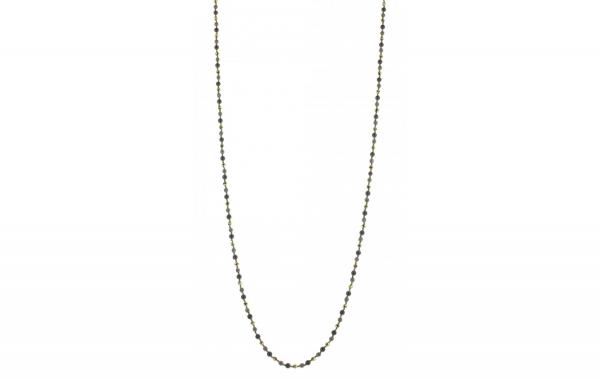 DANI DESIGNS HEMATITE GREY & GOLD CHAIN picture