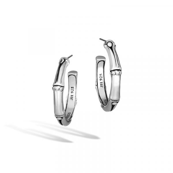 JOHN HARDY BAMBOO SILVER SMALL HOOP EARRINGS picture