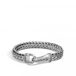 JOHN HARDY MEN'S CLASSIC CHAIN SILVER LARGE HOOK BRACELET