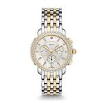 Michele Sidney Diamond Two-Tone, Diamond Dial Complete Watch