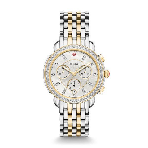 Michele Sidney Diamond Two-Tone, Diamond Dial Complete Watch picture