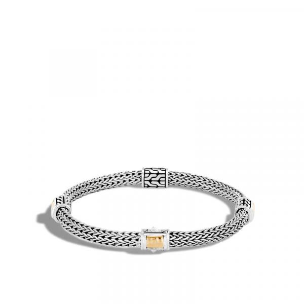 JOHN HARDY WOMEN'S CLASSIC CHAIN HAMMERED GOLD & SILVER