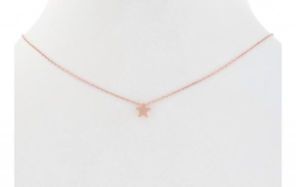 DANI DESIGNS NECKLACE W/ TINY SOLID MATTE STAR CHARM