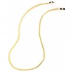 DANI DESIGNS EYEWEAR CHAIN 30" GOLD COLORED LEAF CHAIN