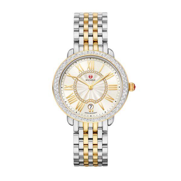 Michele Serein Mid Two-Tone Diamond Complete Watch picture