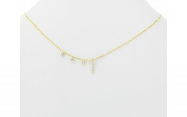 DANI DESIGNS BAR & DANGLING FASHION NECKLACE