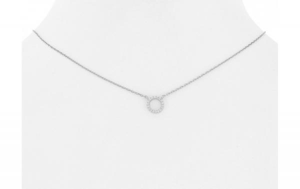 DANI DESIGNS OPEN CIRCLE CZ NECKLACE