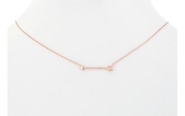 DANI DESIGNS NECKLACE W/ PAVE CZ ARROW picture