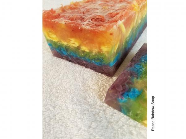 Peach Rainbow Soap picture