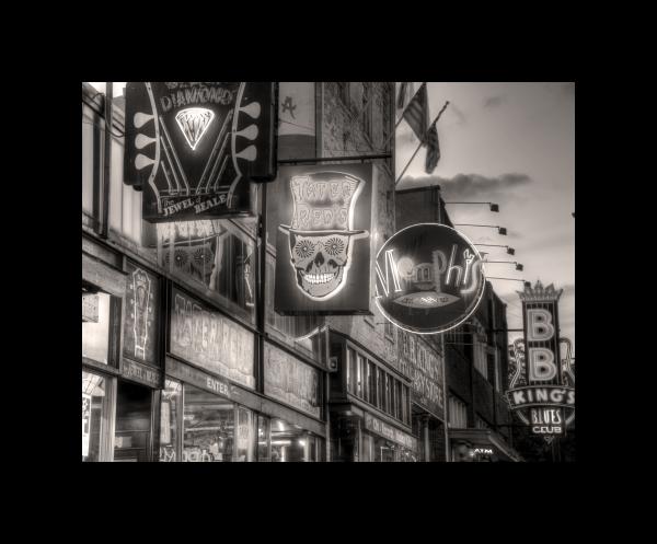 Beale Street in HDR picture