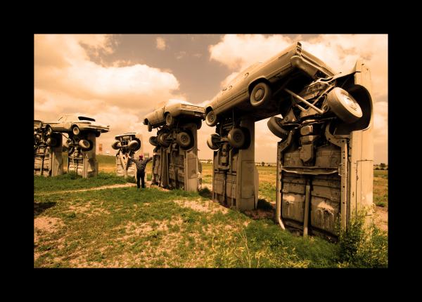 Carhenge in Alliance 8x10 picture