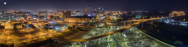 Panorama Memphis from Pyramid picture