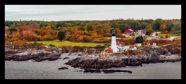 Panorama Portland Head Light 13x28 picture