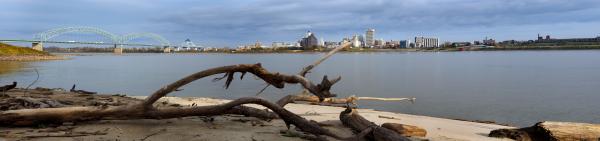 Memphis from Arkansas with Driftwood Color picture