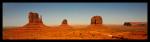 Panorama of Monument Valley 12x39