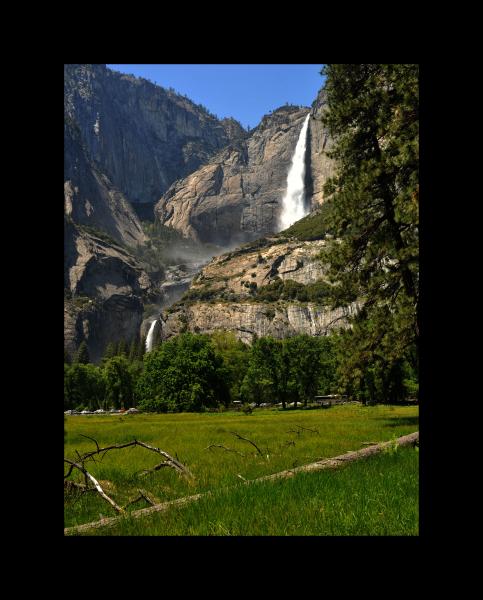 Yosemite Falls California Vertical Alt View 11x14