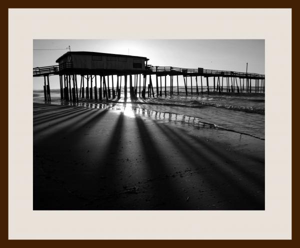 Frisco Pier Outer Banks Framed