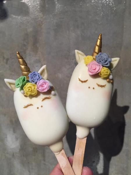 Unicorn Cake Popsicles picture