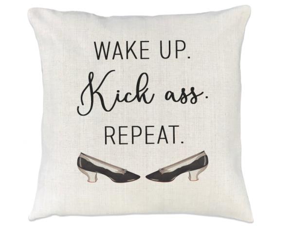 Kick Ass Pillow Cover | Stay Strong Home Decor picture