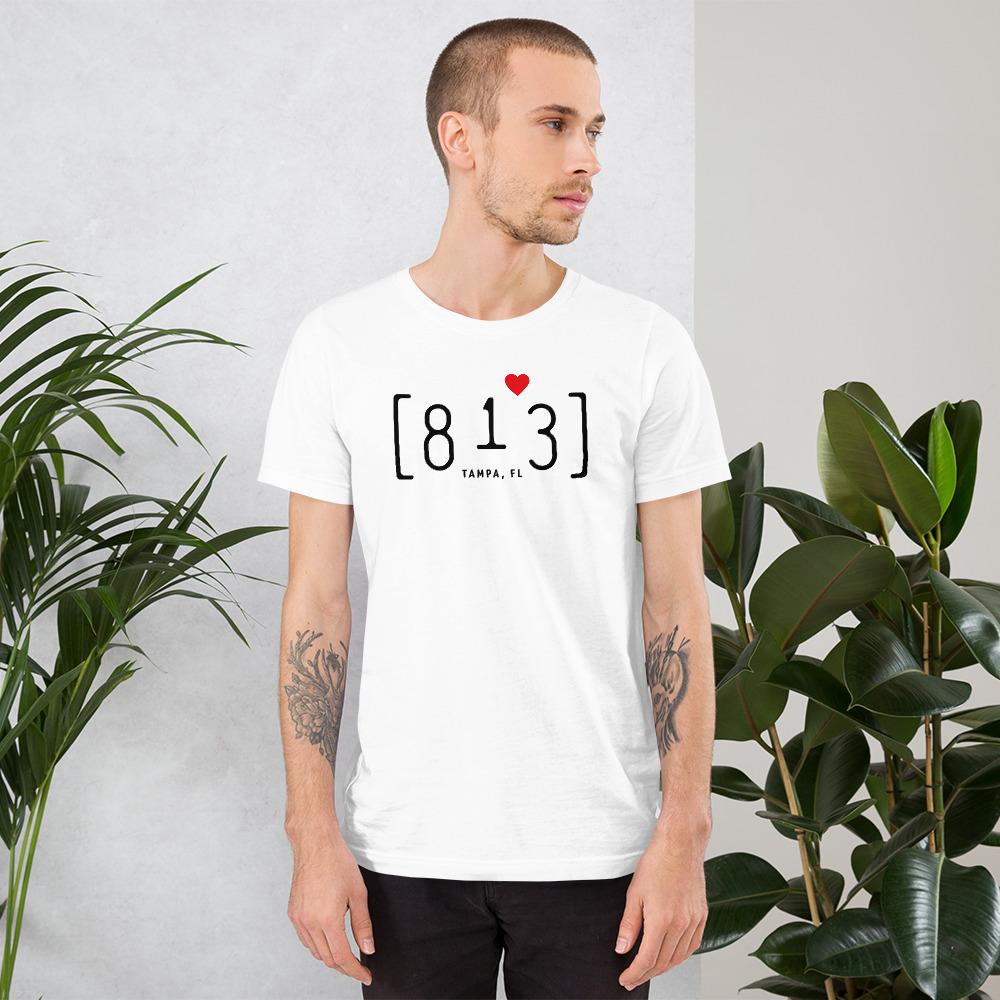 813 Area Code Tampa Florida Print T-shirt picture