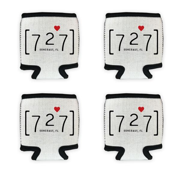 727 Area Code Suncoast Florida Can Cozie | Cozy Can Cover Cooler picture