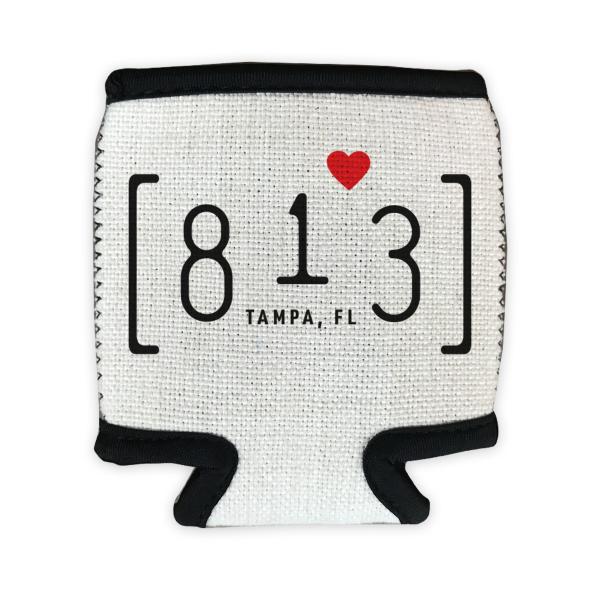 813 Tampa Area Code Can Cozie | Cozy Can Cover Cooler picture