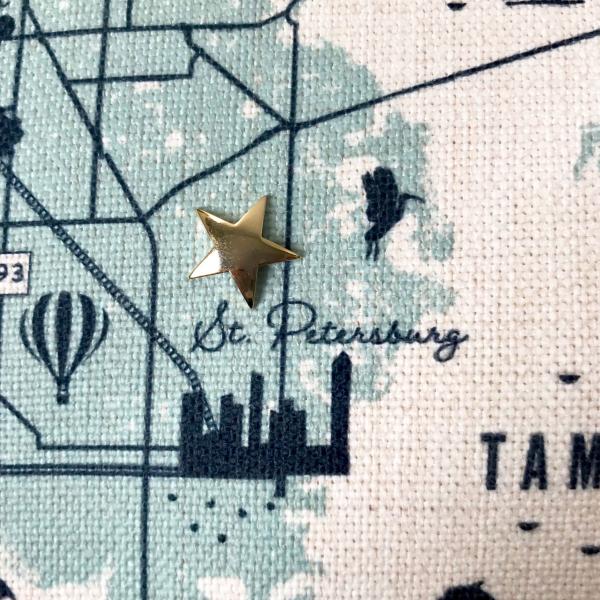 Tampa Icon Map Pillow | Pin-Your-Home picture